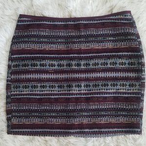 H&M L.O.G.G. Label of Graded Goods Tweed Mini Skirt- Size 10 RUNS SMALL